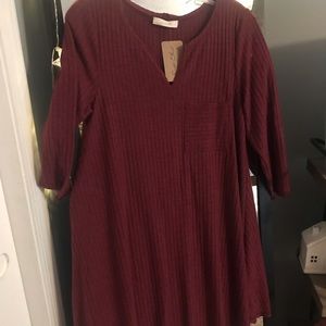 Ribbed Flowy Tunic